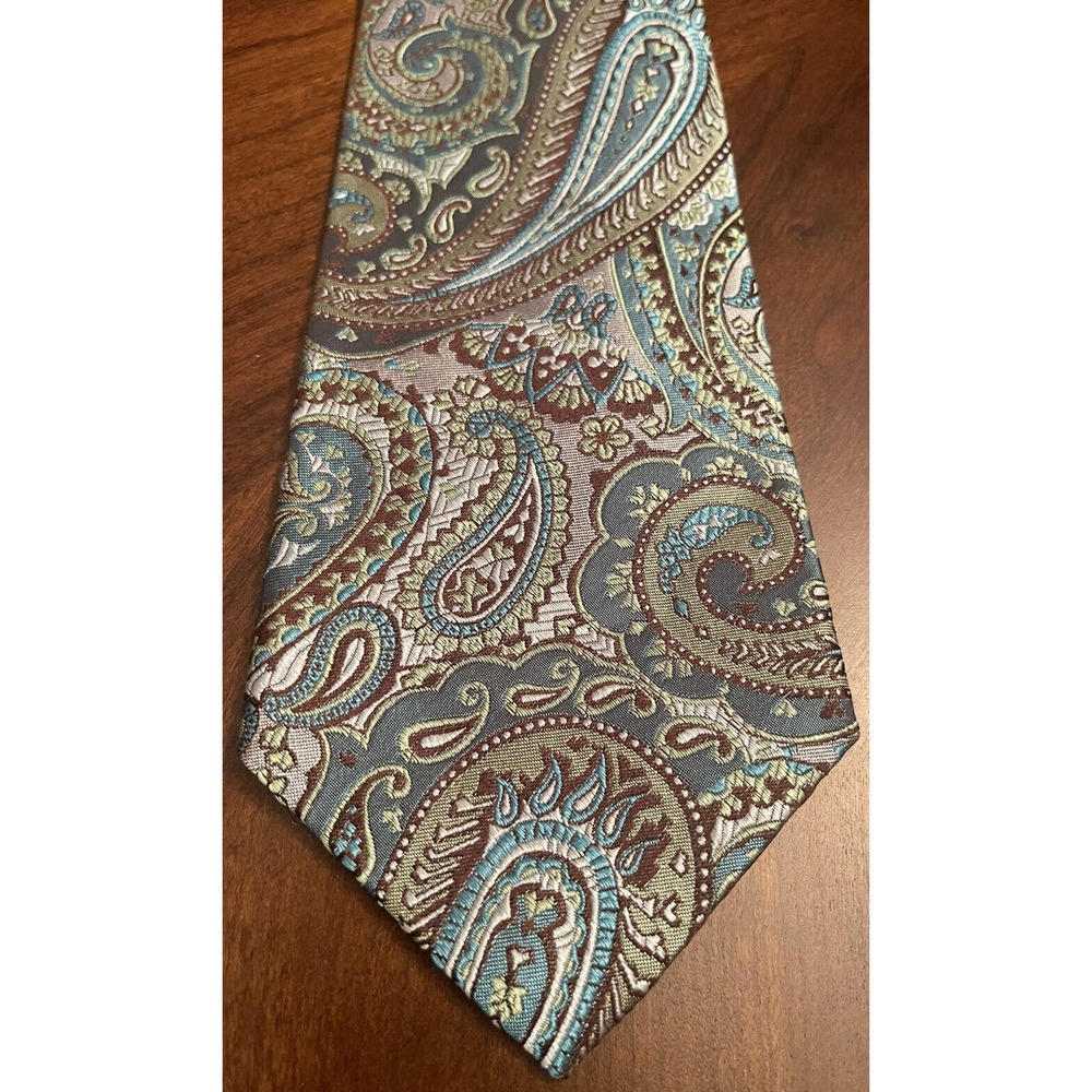 Express Design Studio, 100% Italian Silk, Made In Usa, Men’s Neck Tie